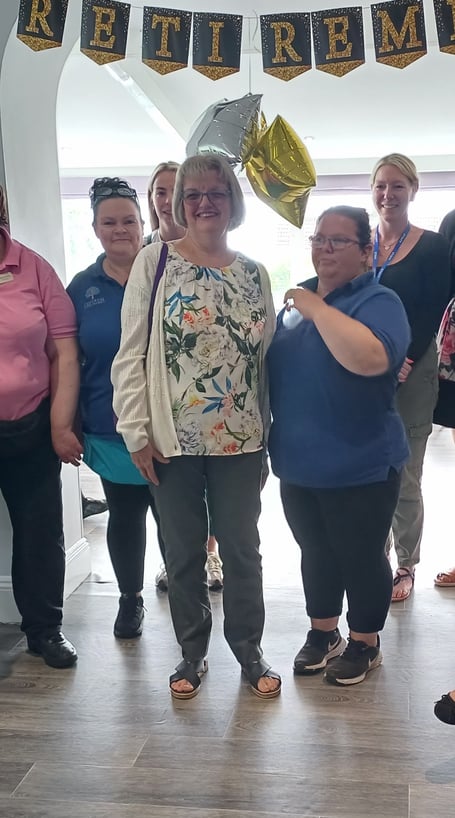 Yvonne's retirement party